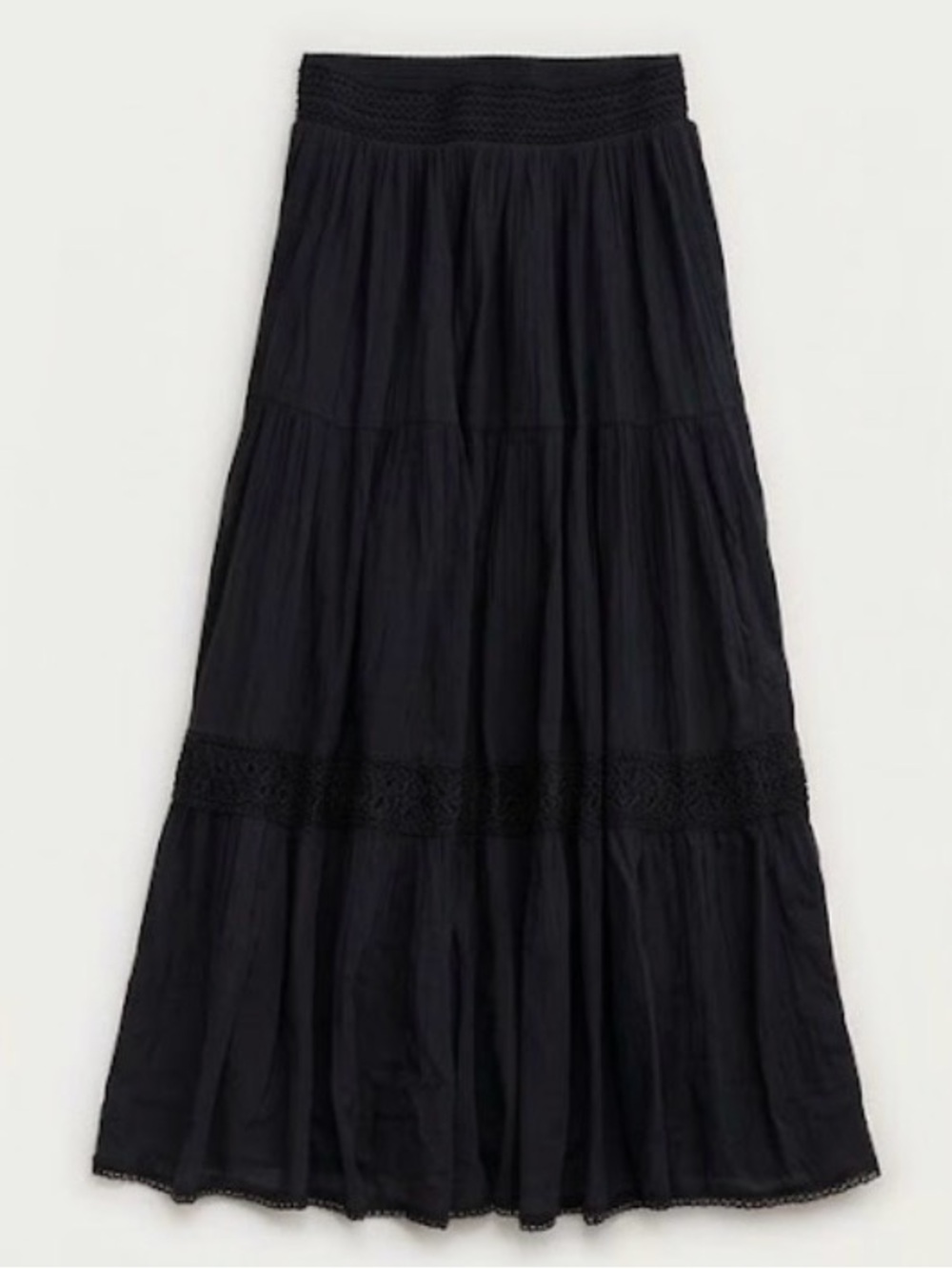 Aerie Crochet The Day Maxi Skirt
